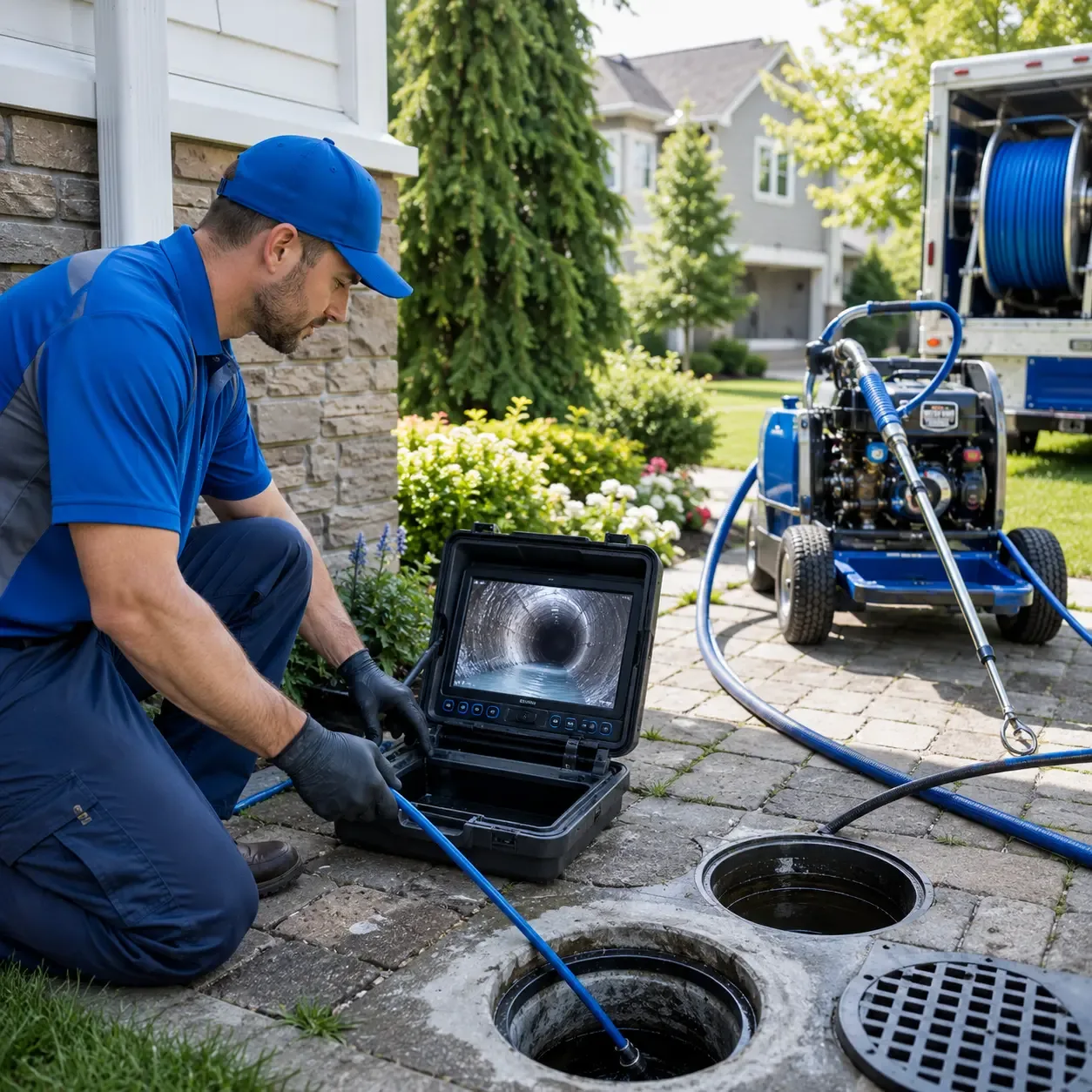 Outdoor drain cleaning professionals serving Bloomfield, NY